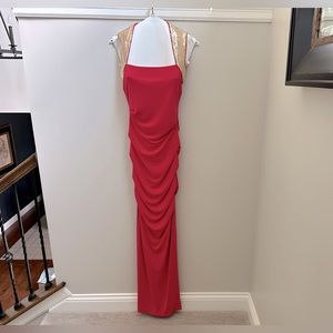 Women’s Calvin Klein formal dress size 2-coral